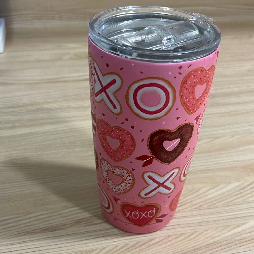 Donut Valentine Travel Mug
